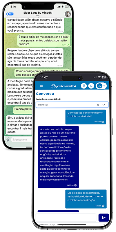Conversa no Telegram com Elder Sage